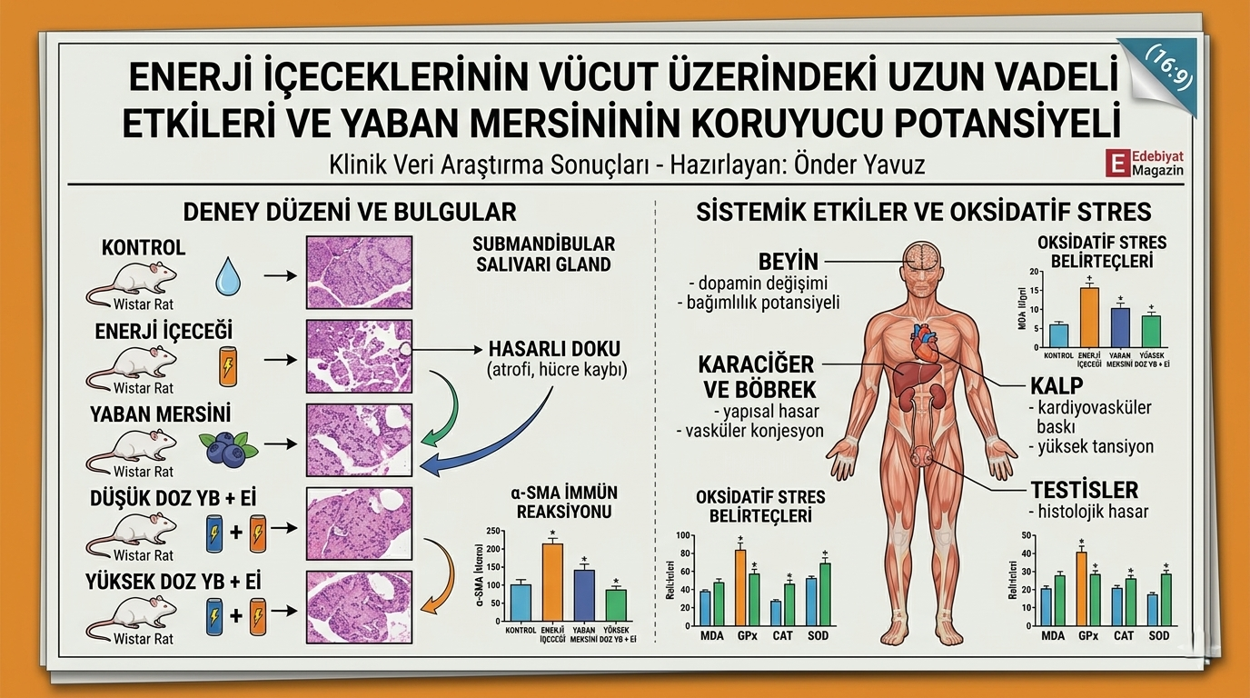Enerji İçeceklerinin Gizli Etkileri: Klinik Veriler Ne Söylüyor?