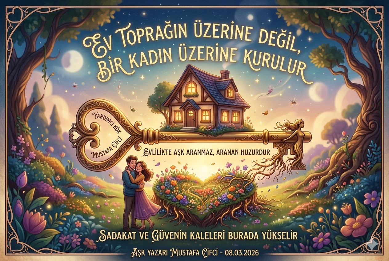EV TOPRAĞIN ÜZERİNE DEĞİL, BİR KADIN ÜZERİNE KURULUR