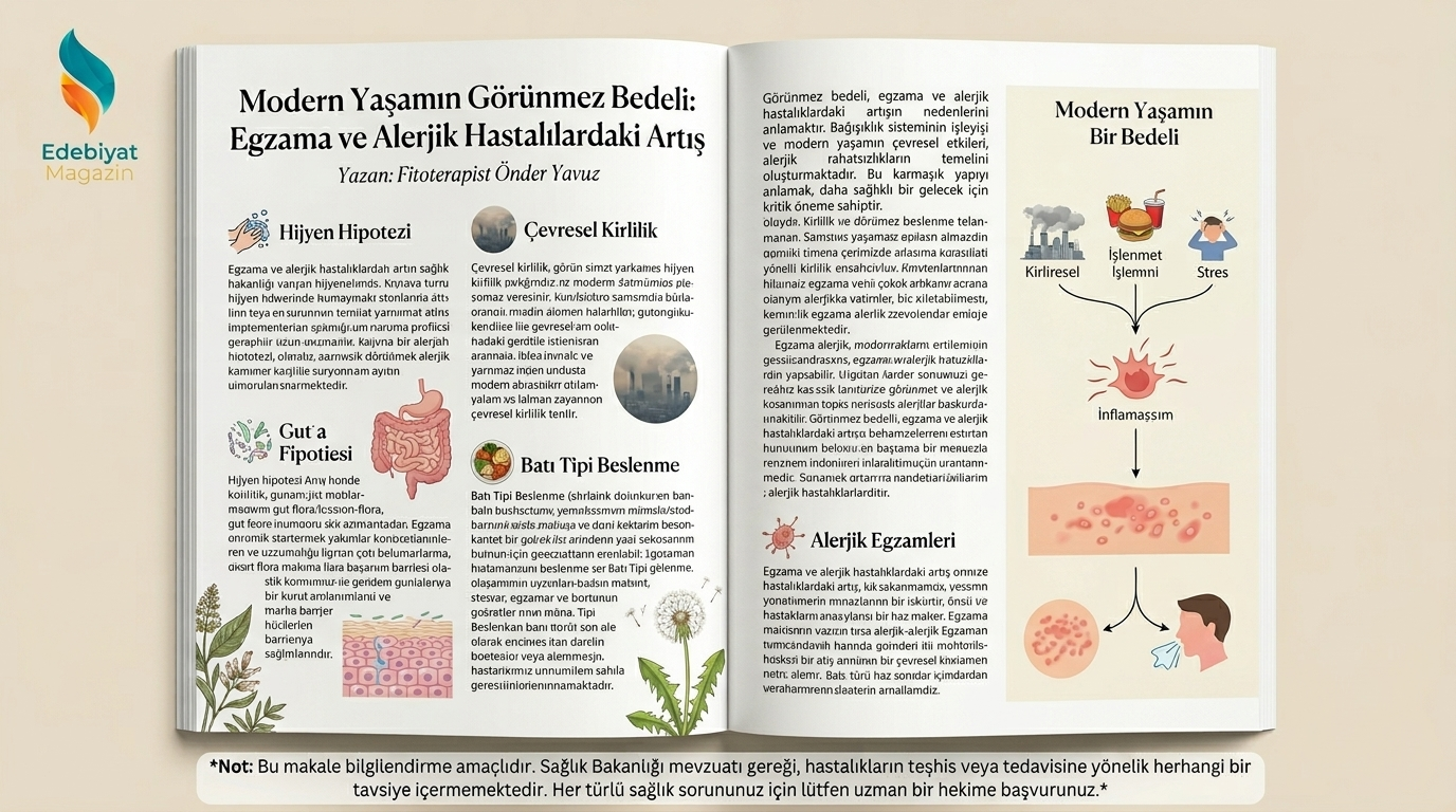 Modern Yaşamın Görünmez Bedeli: Egzama ve Alerjik Hastalıklardaki Artış