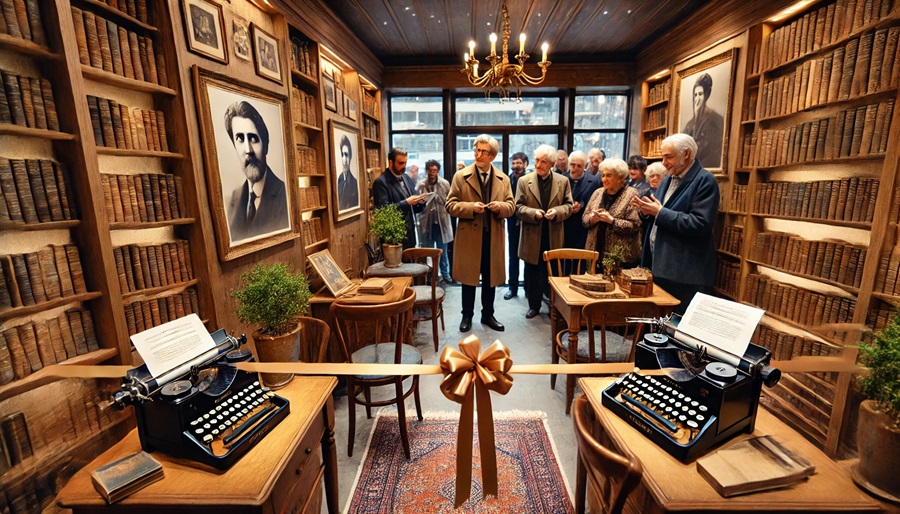 Rıfat Ilgaz Anısına Oda Açılışı Gerçekleştirildi Rıfat Ilgaz Anısına Oda Açılışı Gerçekleştirildi