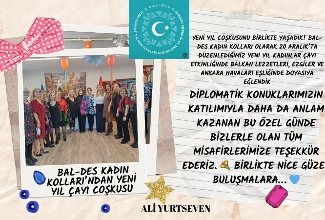 BAL-DES Kadın Kolları’ndan Yeni Yıl Çayı Coşkusu