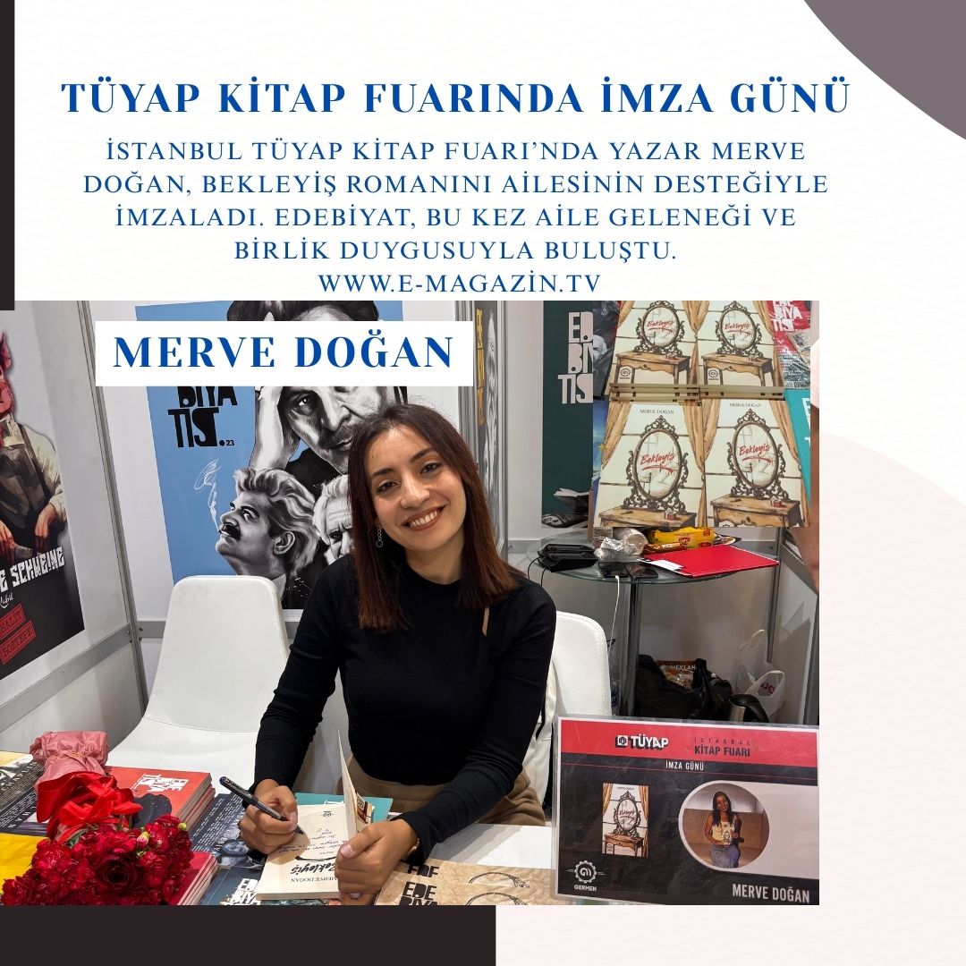 Merve Doğan TÜYAP’ta Okurla ve Ailesiyle
