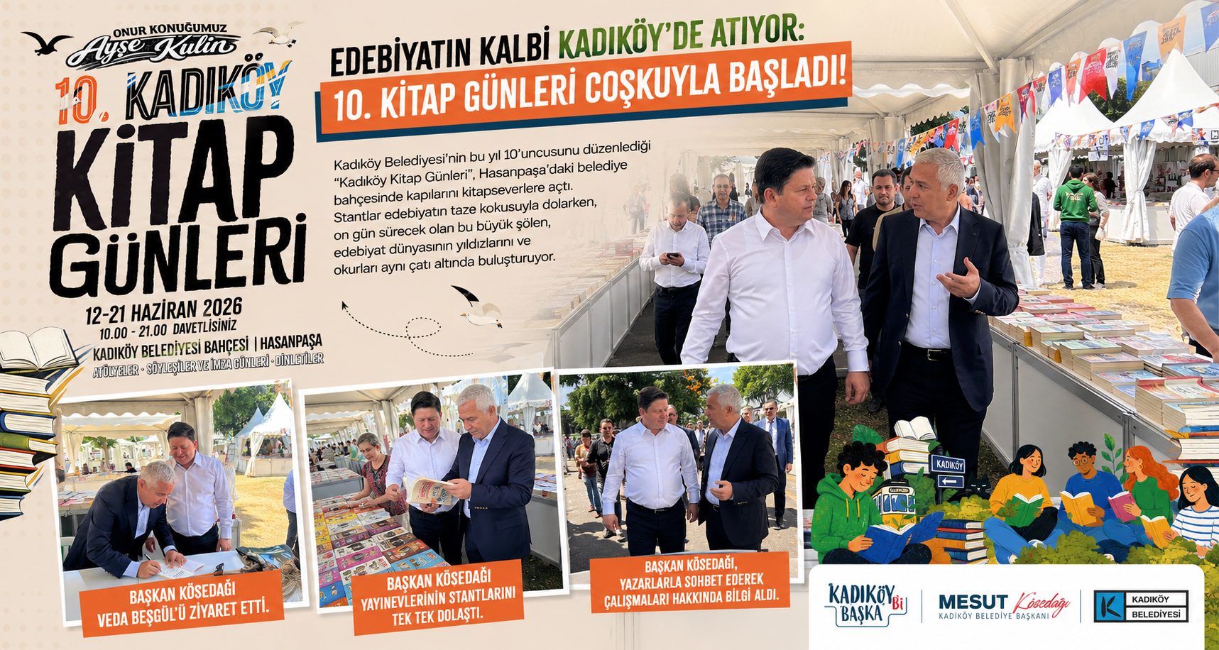 Kadıköy’de Edebiyat Rüzgârı: 10. Kitap Günleri Kapılarını Araladı