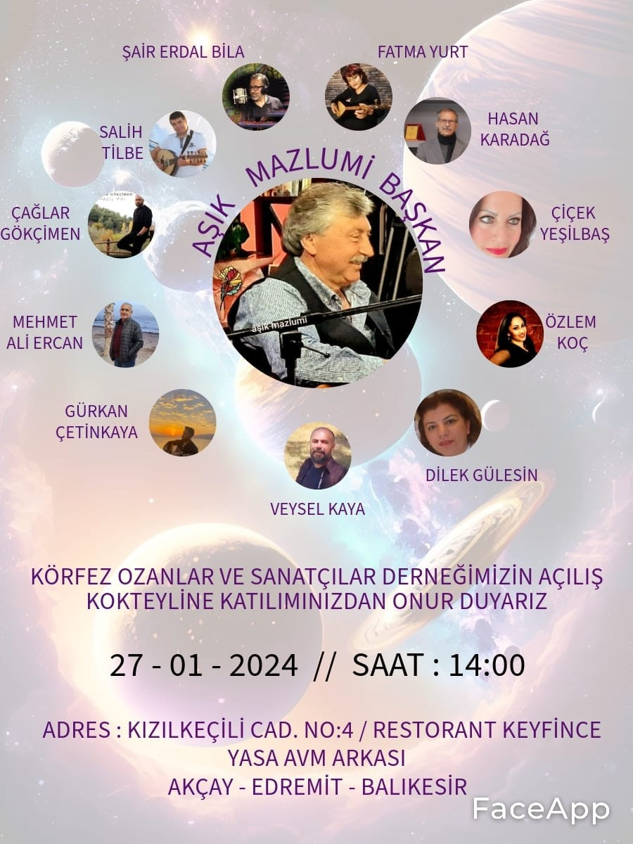 Akçay'da Edebiyat Rüzgarı Estirecek: Körfez Ozanlar ve Sanatçılar Derneği Açılışı İçin Geri Sayım!