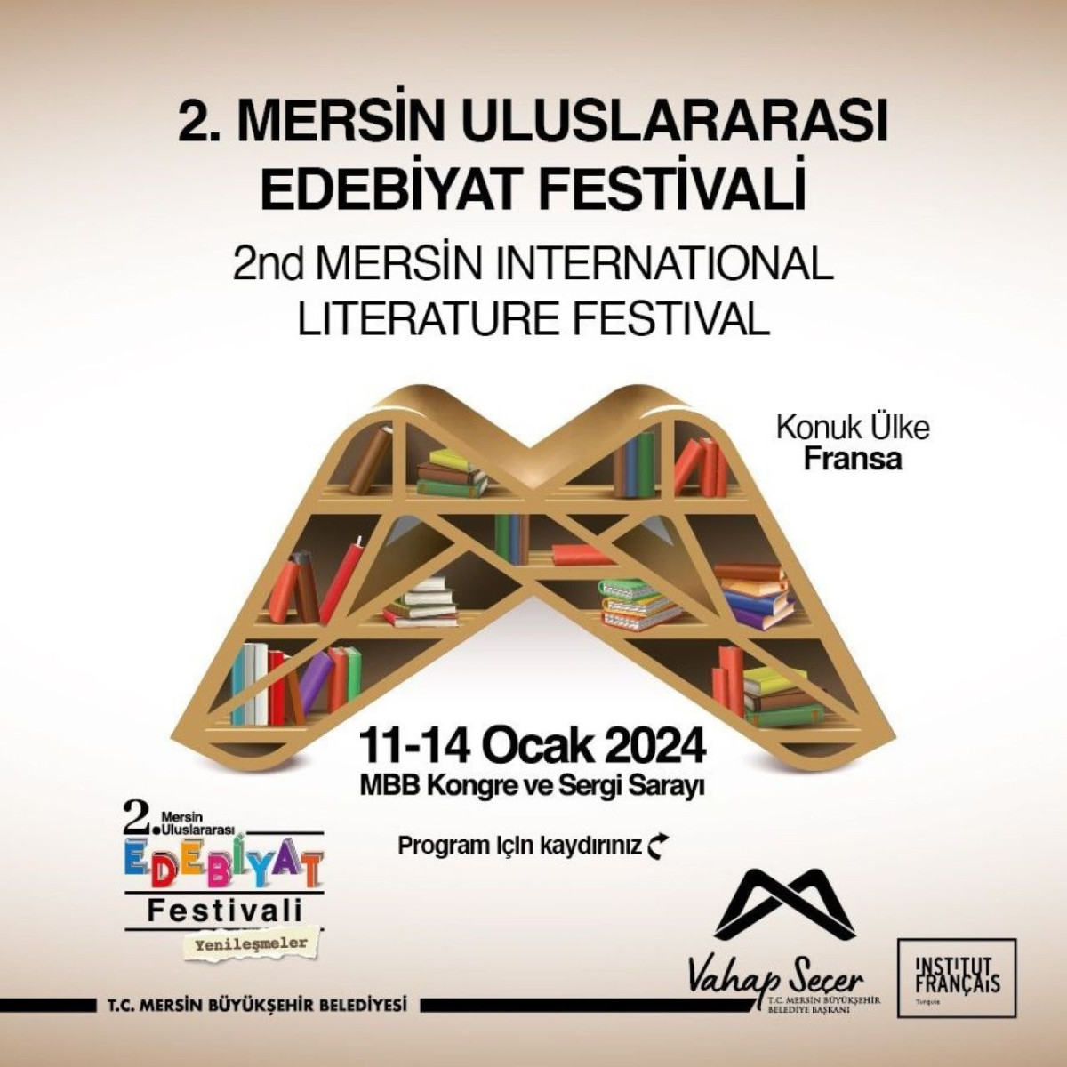 Uluslararası Mersin Edebiyat Festivali, 'Yenileşmeler' temasıyla Mersin'de başlıyor